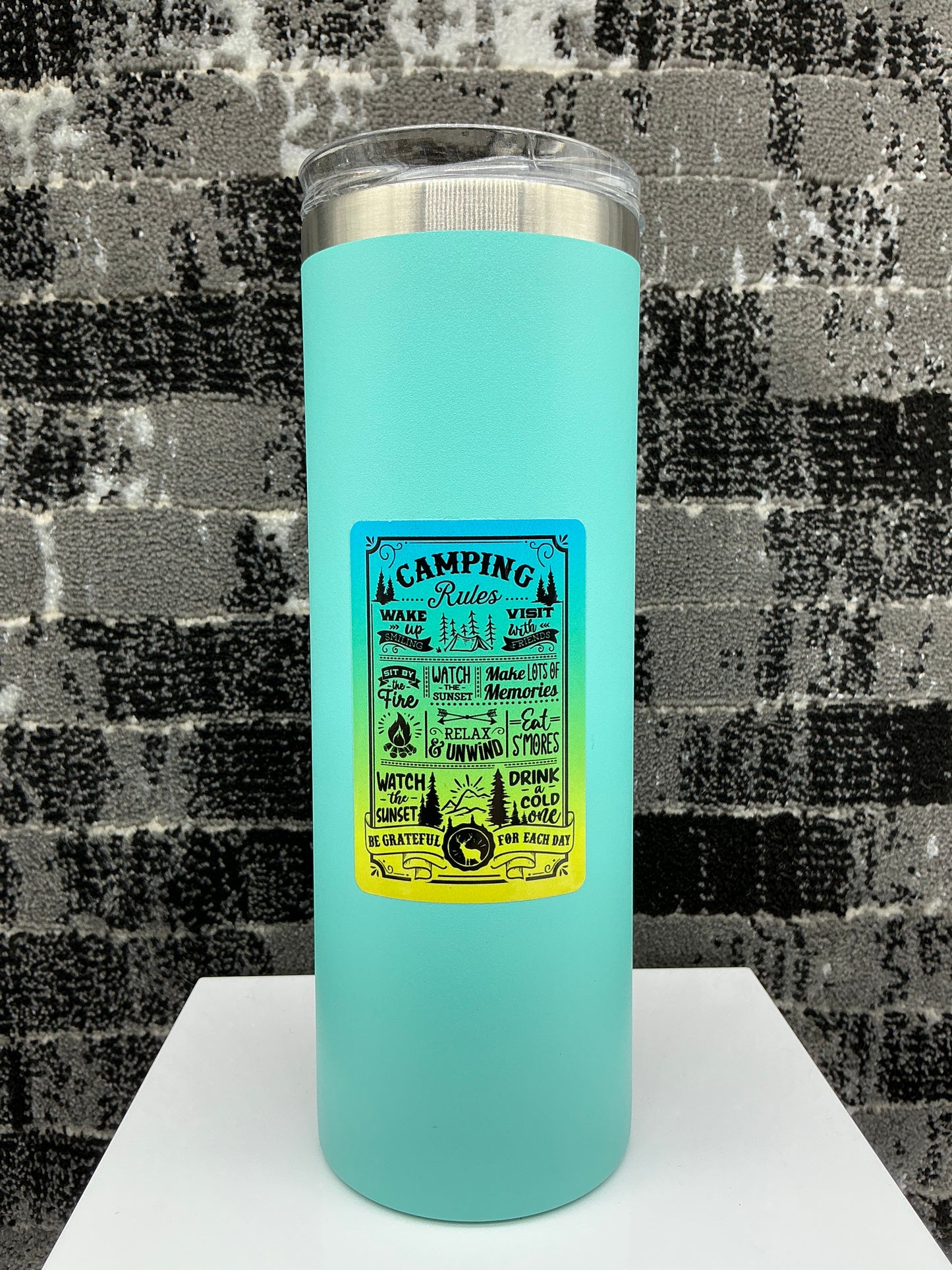 UV DTF 20oz Tumbler 2 decals