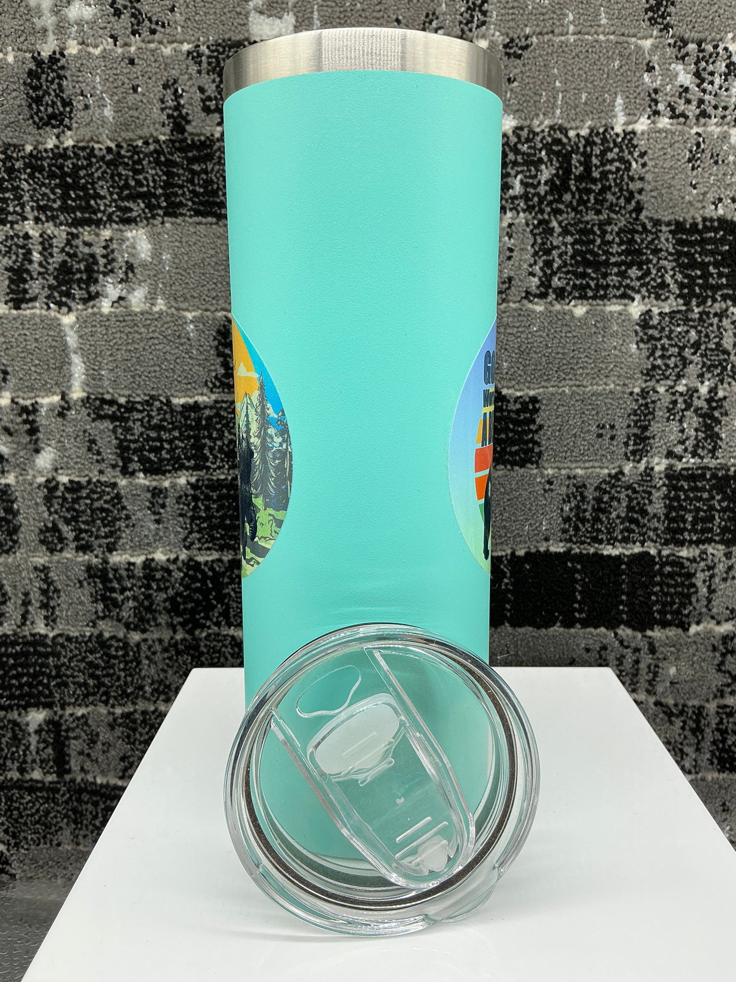 UV DTF 20oz Tumbler 2 decals